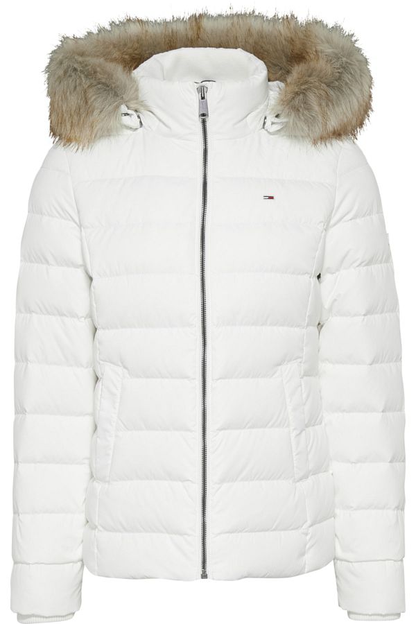Womens white tommy hilfiger coat cheap