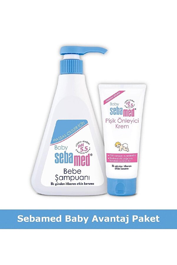 Sebamed Bebek Bakım Seti 500ml Şampuan+ 50ml Pişik Kremi