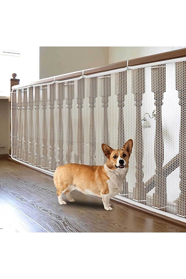 RevuBaby Çocuk Ve Evcil Hayvan Için Korkuluk Balkon Ve Merdiven Filesi Çocuk Güvenlik Filesi Koruyucu 2metre