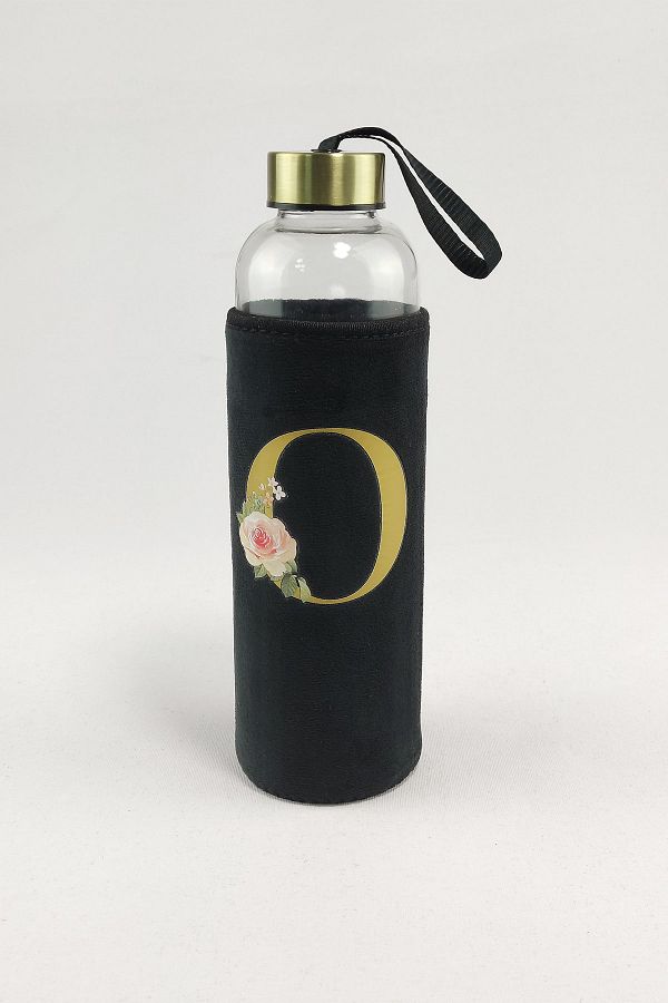 Digithome-H2o 600 ml Glass Flask with Letter O – H2o88620 C1-1-18 1