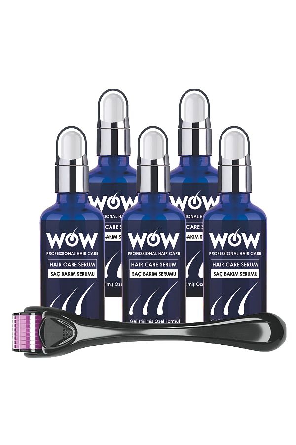 Wowhaircare-Wow Hair 5 Pieces Dermaroller Hair Serum 1
