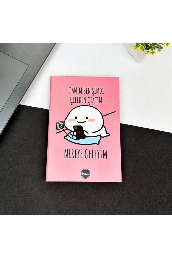 hediyeofisi-My Dear I'm Out of the Freckle Designed Elastic Notebook 1