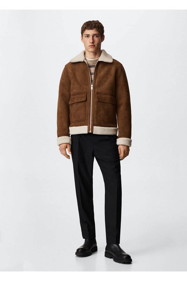 Mango aviator jacket online