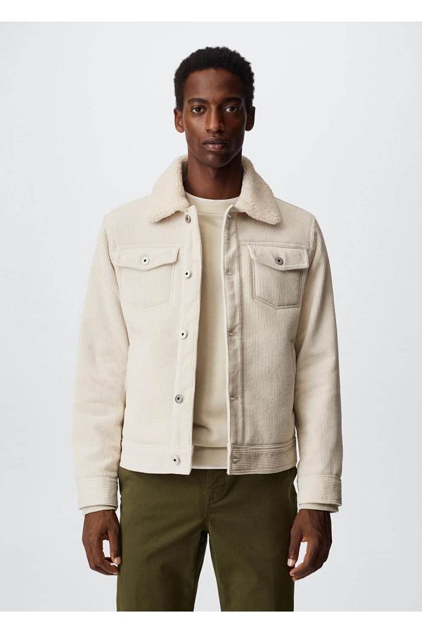 Mango man shearling jacket outlet