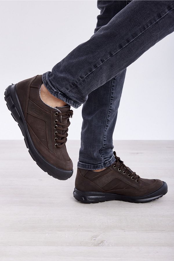 Scooter Brown Genuine Leather Waterproof Men s Shoes Trendyol