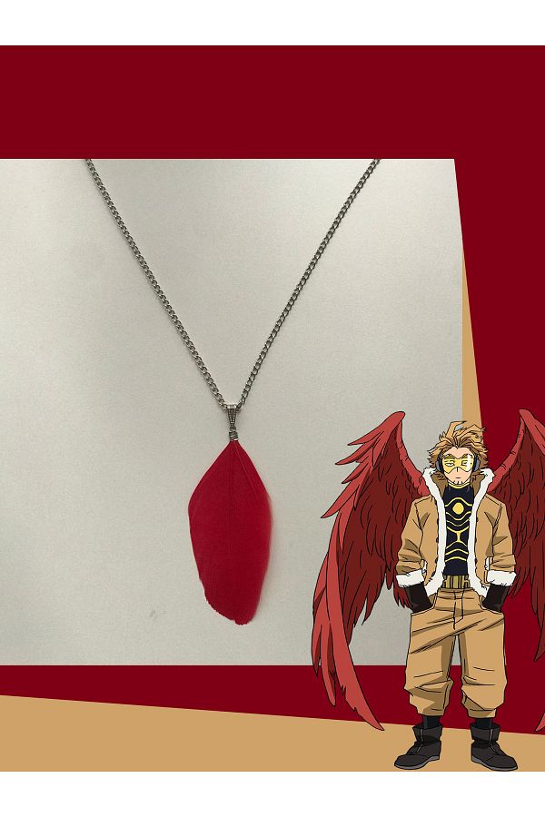 Kirastore My Hero Academia Anime Hawks Feather Necklace Trendyol