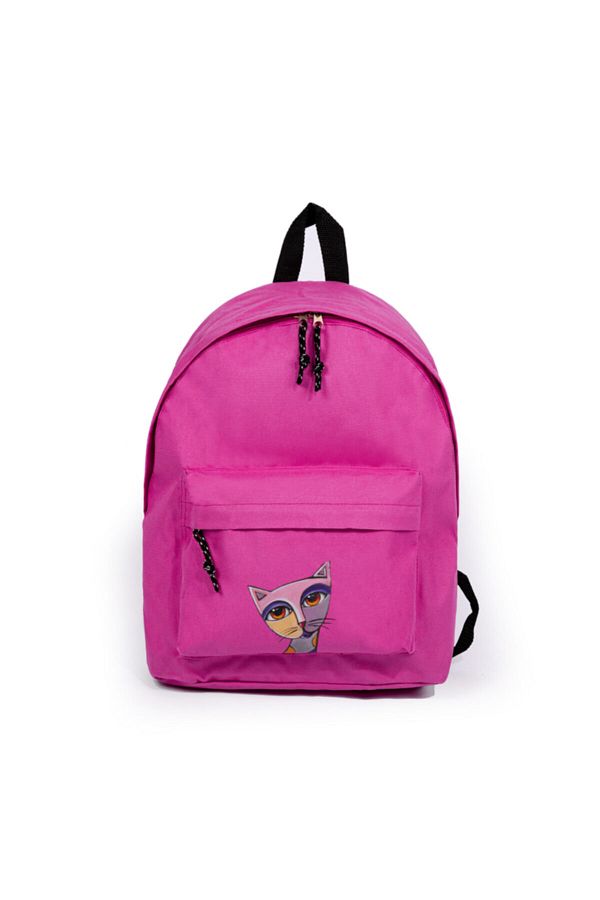 Biggdesign-Eule und Stadt - Midi-Rucksack 1