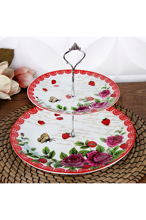 Ün-Ev-Porcelain 2-Layer Cookie Holder 1