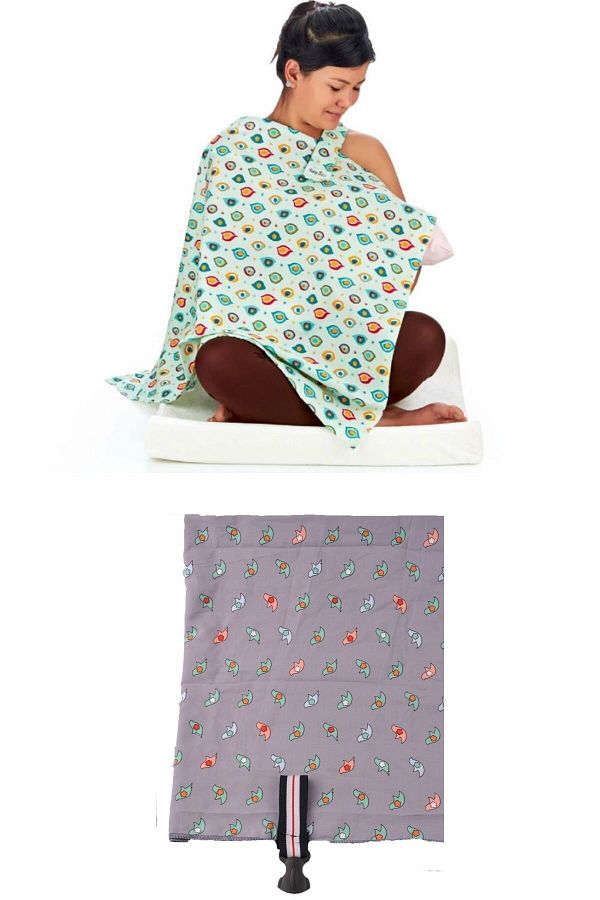 Buffer-Useful Baby Breastfeeding Bib with Bird Pattern 1