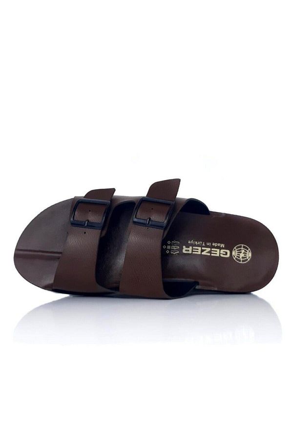 GEZER-Summer Double Buckle Men's Slippers -Step by Step Shoes- 1