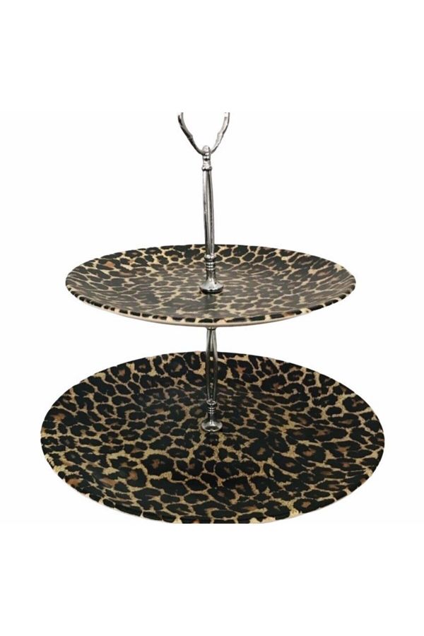 Keramika-Leopard Patterned Layered Cookie Holder 1