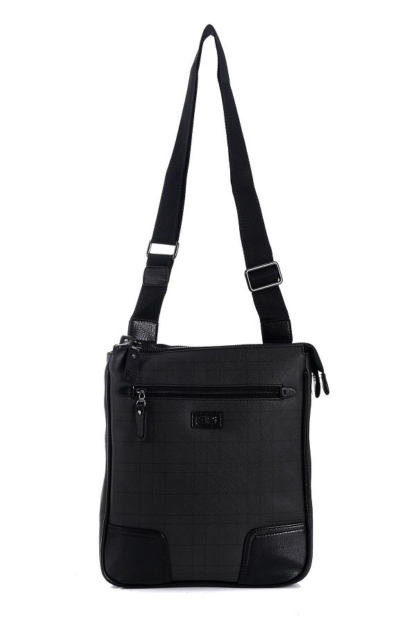 ÇÇS-30584 Long Strap Crossbody Bag Black 1