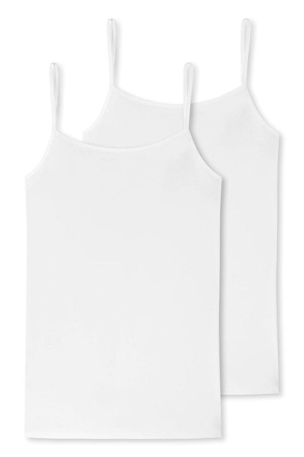 Schiesser-Damen Spaghettitop, 2er-Pack – Einzeltrikot, Serie 95/5, Uni 1