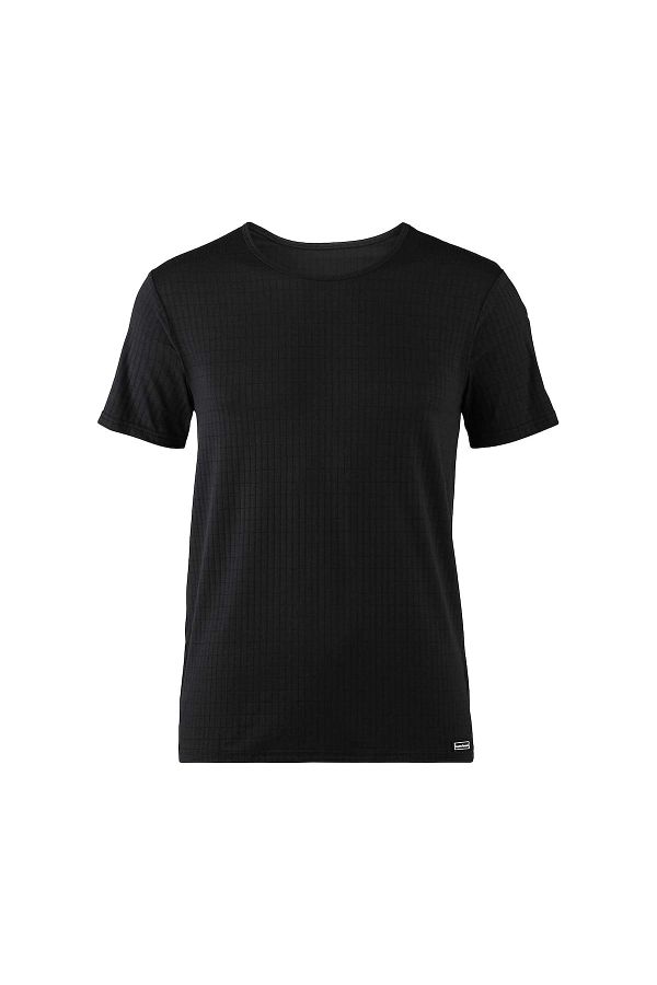 Bruno Banani-Herren T-Shirt – Oberteil, Shirt, Check Line 2.0, Polyamid, Rundhals, Logo, einfarbig 1
