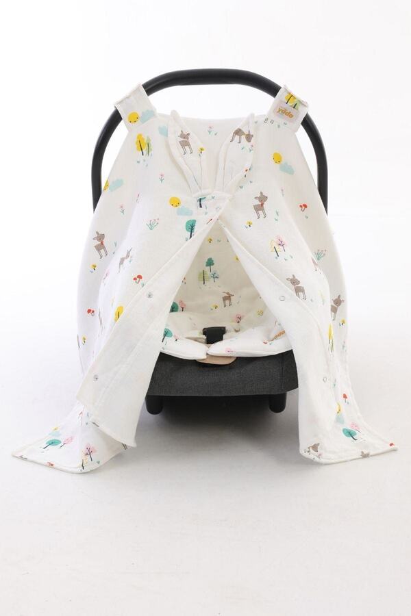 Yada Baby Müslin Kumaş Puset Örtüsü Seti Sertifikalı Organik Pamuklu Kumaş |