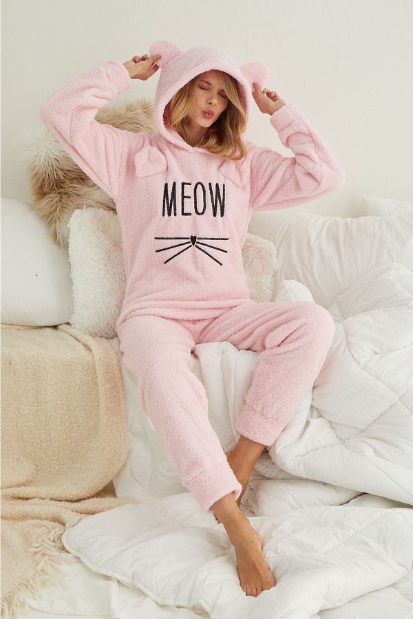 Fluffy on sale pajama set