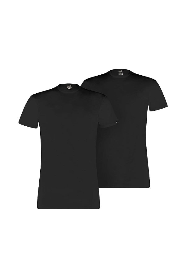 Puma-Herren T-Shirt, 2er Pack - Basic V-Neck, V-Ausschnitt, Kurzarm, uni 1