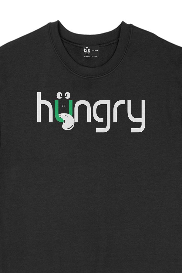 Cix Hungry Black Sweatshirt Trendyol