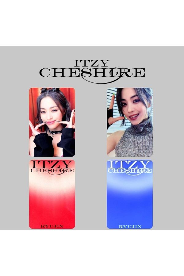 Kpop Dünyasi Itzy Ryujin ''Cheshire'' Album Card Set - Lim