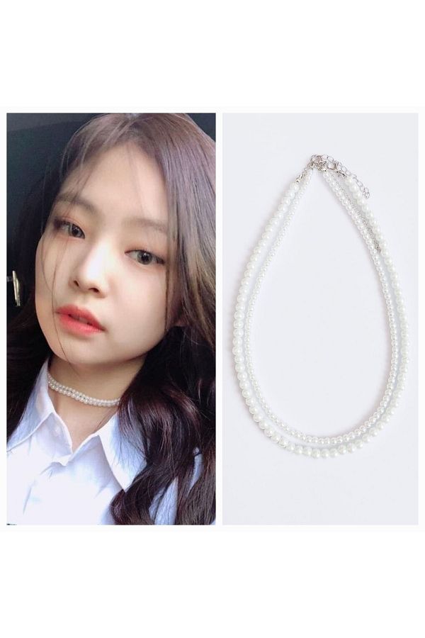 REN AKSESUAR Kpop Blackpink Jennie Necklace Set- Trendyol