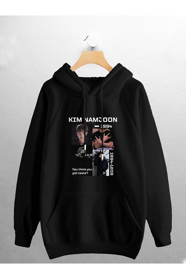 Joza Outdoors Unisex Women Men Kim Namjoon Bts Printed Hooded Sweatshirt Trendyol