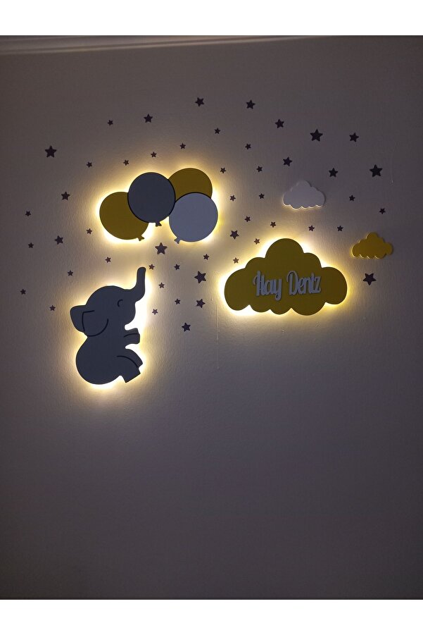 Işıklıtoplardükkanı Çocuk Ve Bebek Odası Dekoratif Gece Lambası Aydınlatma