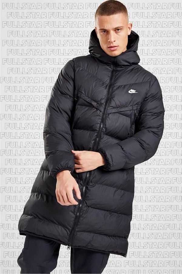 Nike Storm Fit Windrunner Primaloft Filled Full Zip Hoodie Long Men s Coat