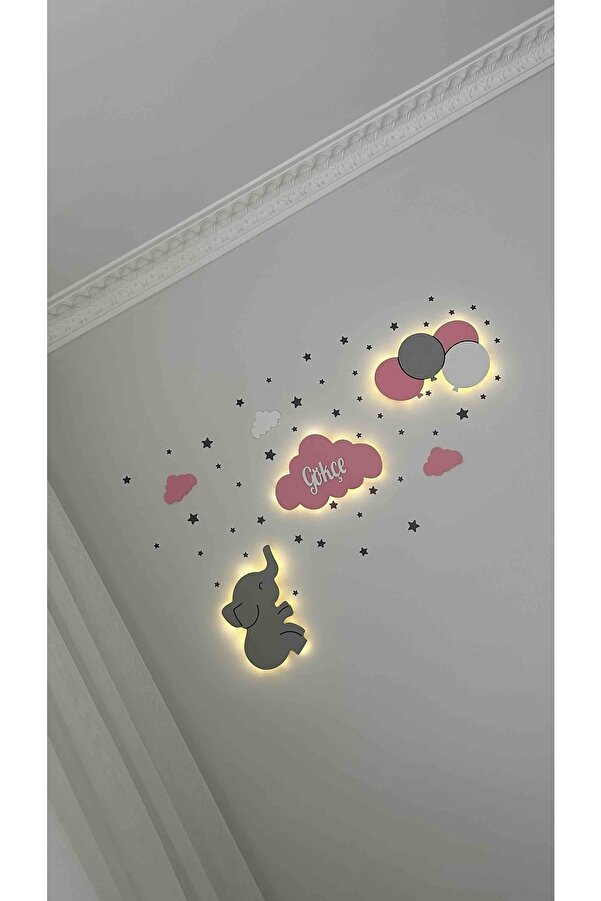 Işıklıtoplardükkanı Çocuk Ve Bebek Odası Dekoratif Gece Lambası Aydınlatma