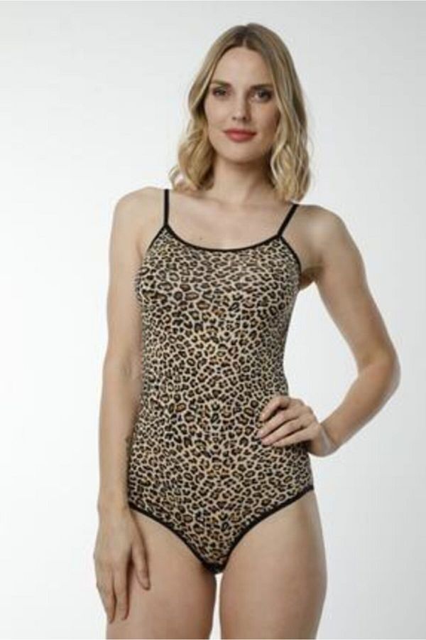 CANYILDIZ-Leopard Patterned Rope Strap Hooked Body 1