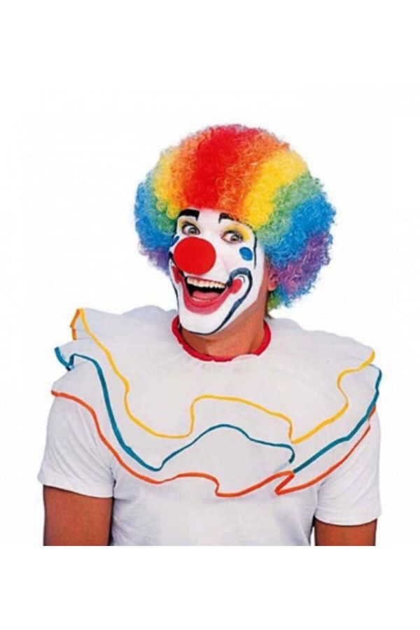 KOSTÜMCE-Clown Wig And Clown Nose 1