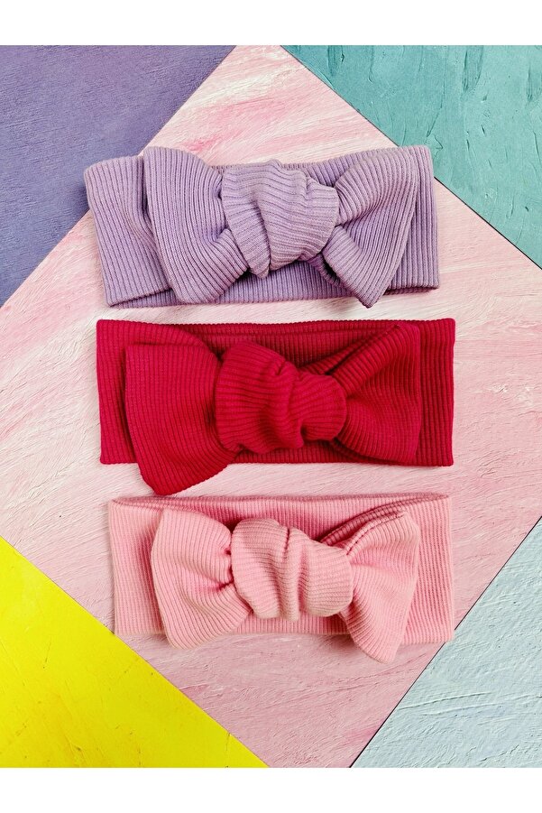 Bandana Kız Bebek 3lü Seti