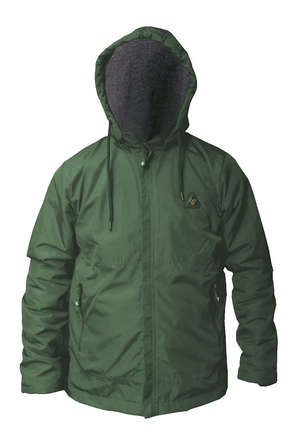 Wooppo-Khaki Men's Coat - Raincoat Design 1