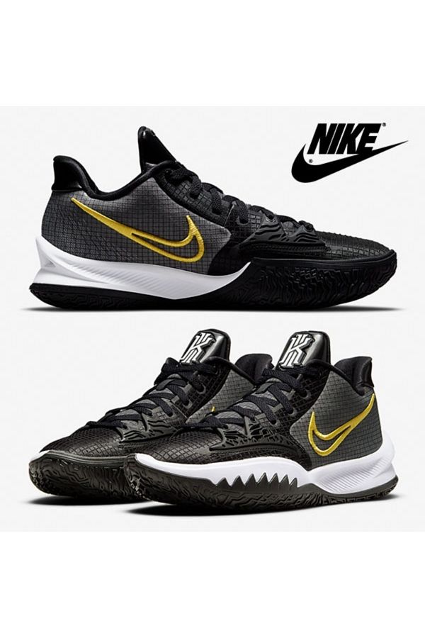 Nike Kyrie 4 Low Black Yellow Men s Basketball Shoes Cw3985 001 Trendyol