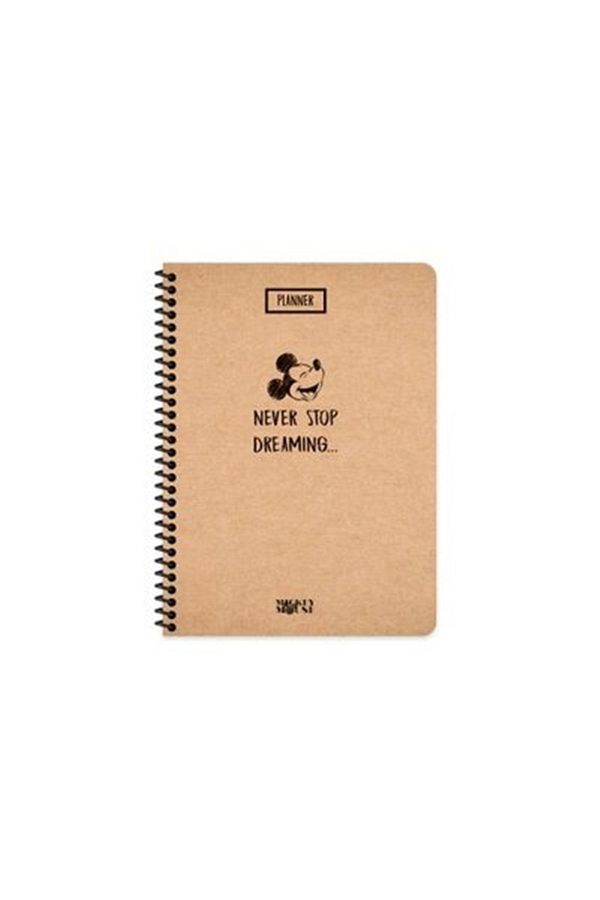 SEYFİKİRTASİYE-Keskin Color 20x28 Cm Unlined Wire 80 Sheets Notebook Kraft Cover White Paper 1