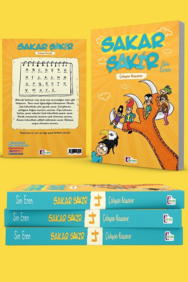 Mor Elma Yayıncılık Sakar Şakir 'çalışan Kazanır' Masal - Hikaye Kitabı