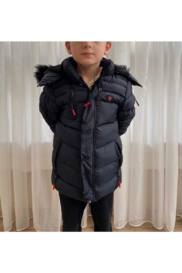 Fur lined puffer coat online