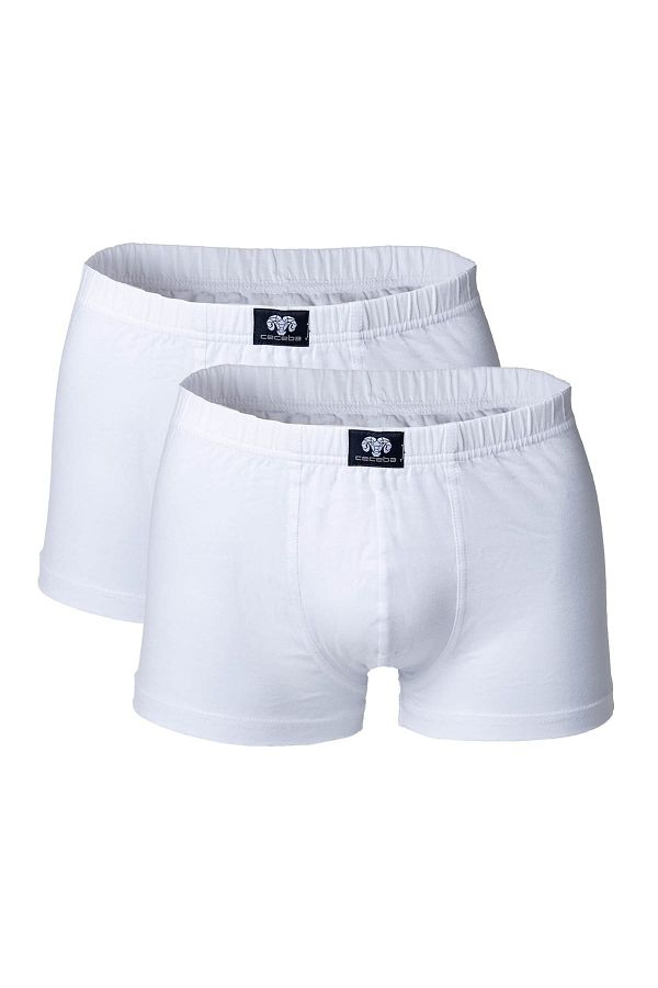 Ceceba-Herren Shorts, 2er Pack - Short Pants, Basic, Baumwoll Stretch, M-8XL, einfarbig 1