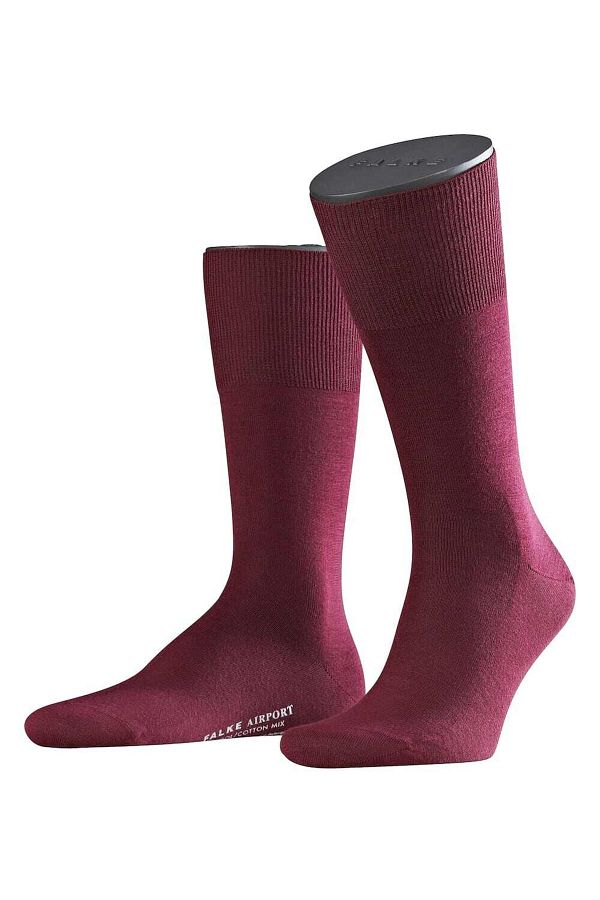 FALKE-Herren Socken – Flughafen, Kurzstrumpf, Unifarben Freizeit- und Business-Socken 1