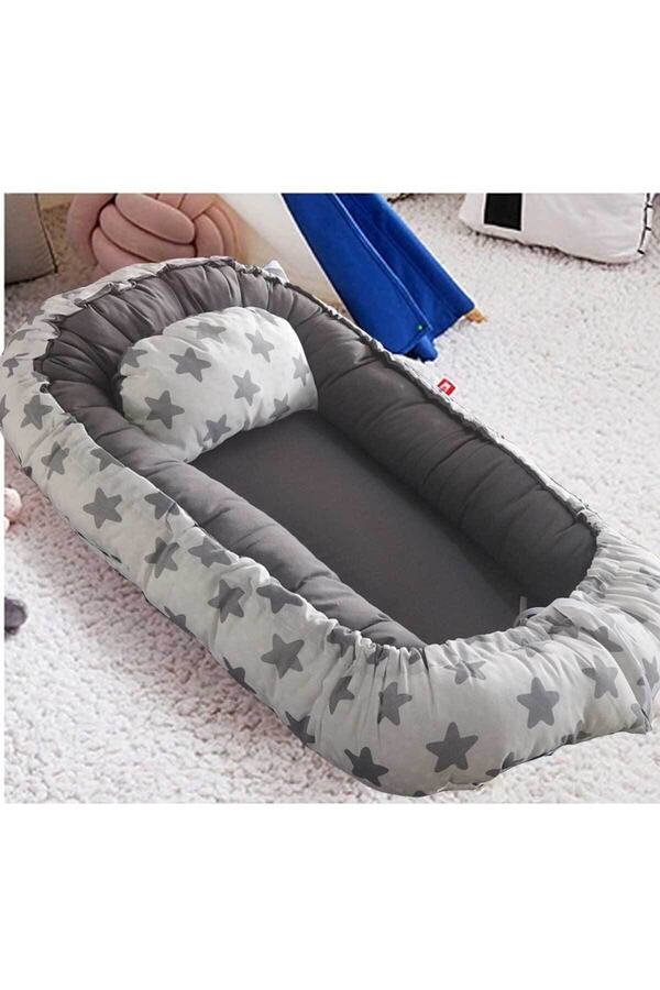 RevuBaby Baby Nest Lüx Tasarım Ortopedikjaju-babynest Bebek Yatağı Anne Yanı Bebek Yatağı