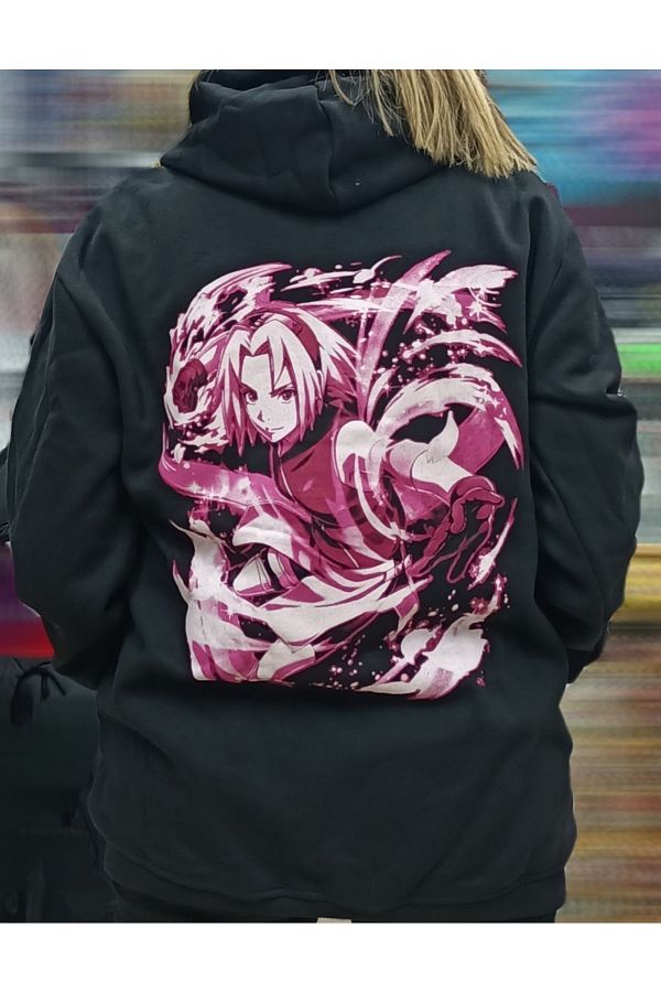 Naruto sakura hoodie clearance