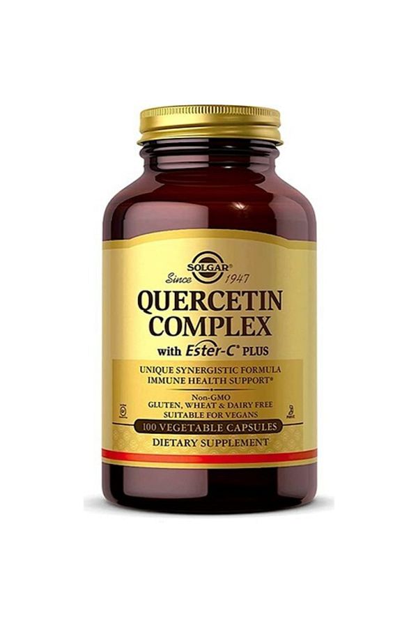 Solgar-Quercetin Complex with Ester-c Plus, 100 Vegetable Capsules 1