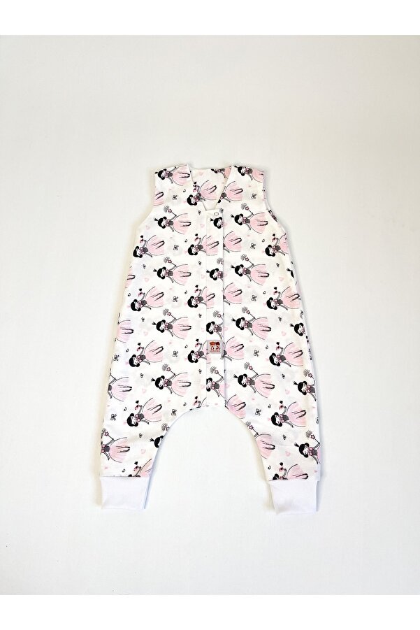 Las Vivas Kids Çocuk Uyku Tulumu Pamuklu Pazen Bebek Tulumu