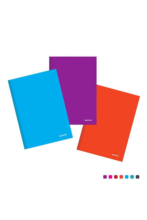 Mopak-Pastel Pp Cover A5 40 Yp Checkered Notebook 1