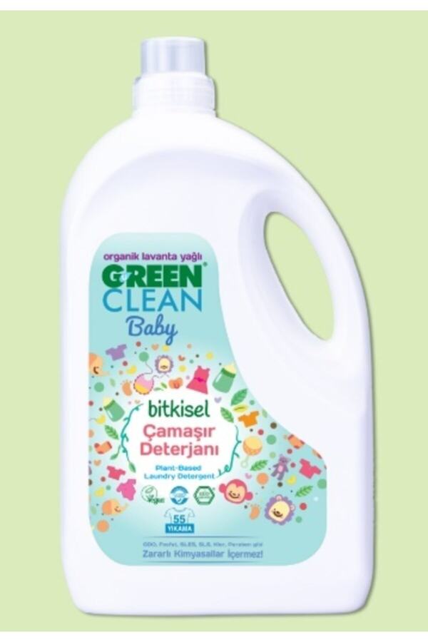 Green Clean Organik Lavanta Yağlı Baby Bitkisel Çamaşır Deterjanı (2750 Ml) Depo-e