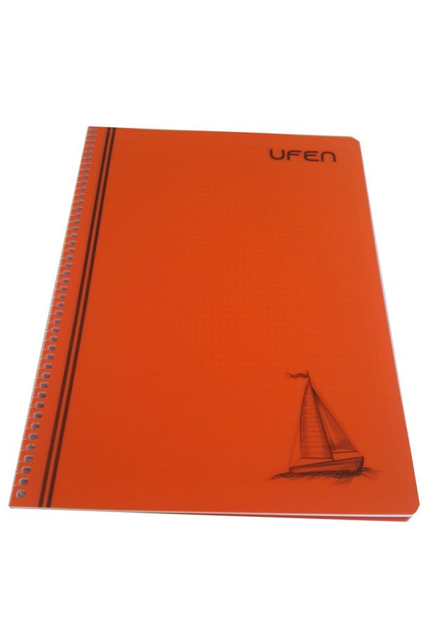 Mahi Max-Trend PP Cover Spiral 72 Sheets A4 Large Size Checkered Notebook - 2 Pieces 1