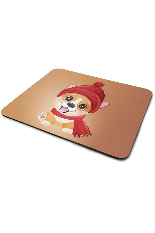 WuW-Puppy Gorki Dog Anti-Slip Base Rectangular Mouse Pad 1