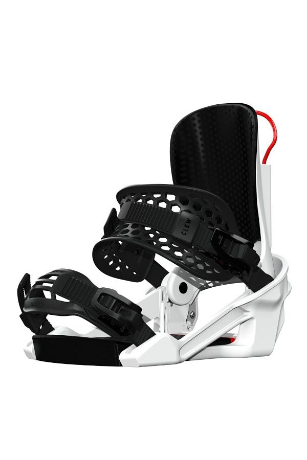 Clew-Freedom 1.0 White Snowboard Binding 1