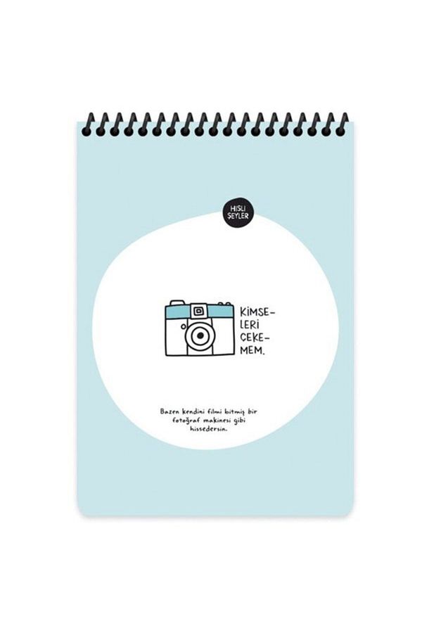 Hisli Şeyler-A5 80 Sheets Lined Notepad - I Can't Pull Anyone 1