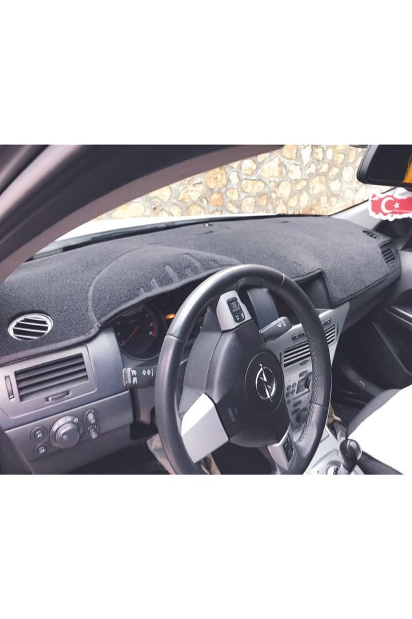 LeeWillson-Glove Box Protection Carpet Suitable for Opel Astra H Models Black Edge Color Red 1