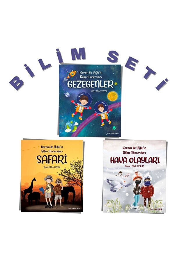 ENDA YAYINCILIK Dilek Cesur-kerem Ve Yiğit'in Bilim Seti-hikaye Kitabı Seti
